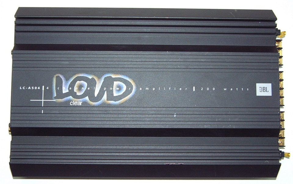 LCA 504 - Black - 4-Channel Amplifier (50 watts x 4) - Hero